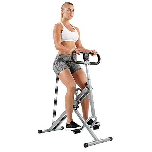 Sunny Health & Fitness Squat Assist Row-N-Ride™ Trainer for Glutes Workout with Online Training Video - Image 2