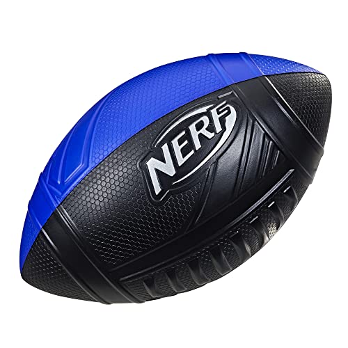 Nerf Pro Grip Football -- Classic Foam Ball -- Easy to Catch and Throw -- Great for Indoor and Outdoor Play -- Blue - Image 2